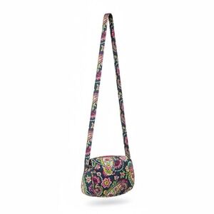 Vera Bradley Crossbody Bag Quilted Paisley Floral Print Multicolor